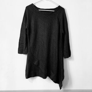 The Limited Black Asymmetrical Sweater